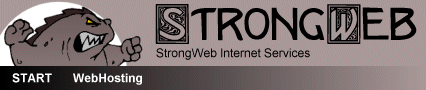 StrongWeb menus
