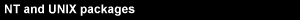 Both NT & UNIX packages